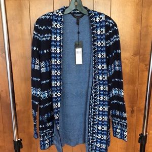 BCBG Amur Tapestry-Jacquard Cardigan Size S NWT